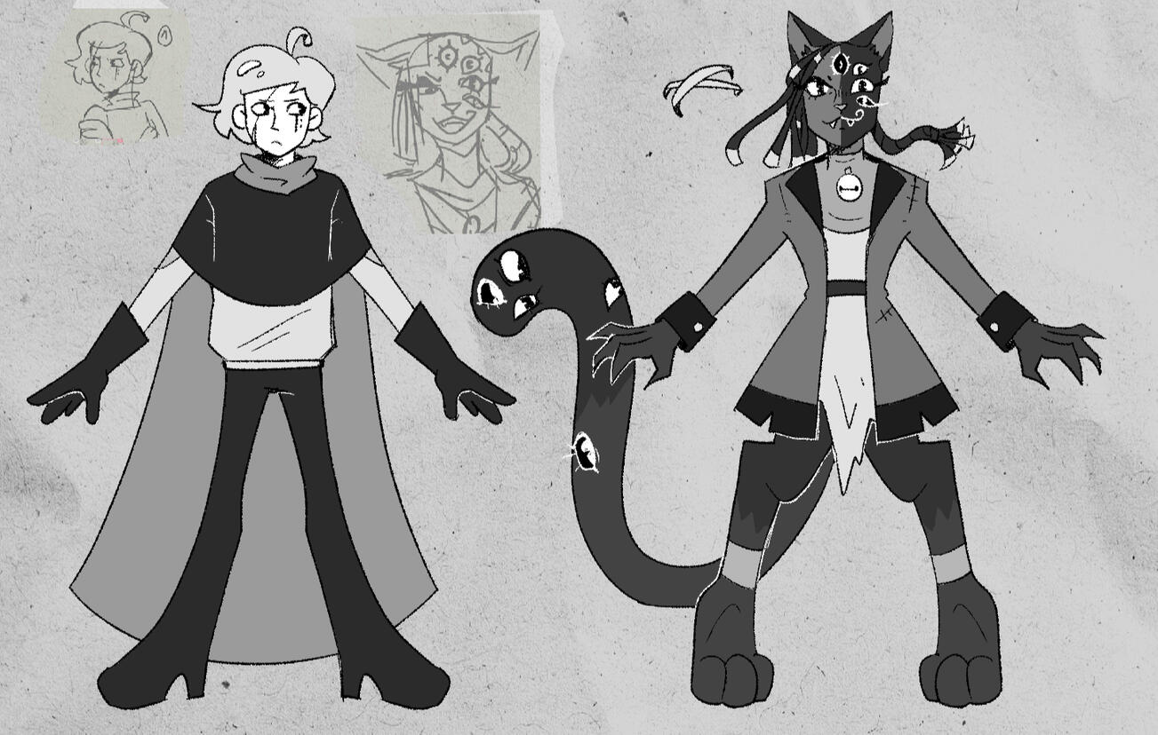 Black and white designs, Trash Talkin' AMV 2025